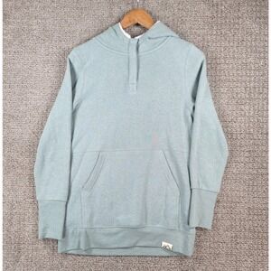 Wild Rye Fuzzy‎ Fleece Lined Hoodie Jacket Womens 6 Light Blue Pullover Comfort